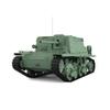 MRY-SFW 1/35 Military Model Italian Fiat-Ansaldo L40 47/32 Self-Owned Armored Combat Vehicle Battle Base view 2