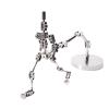 DIY Stop Motion Animation Armature Kit, Metal Puppet with 12-18cm Fixing Bracket, Full Metal Character Skeleton for Stop Motion, Animation Rig with Smooth Movement and Realistic Joint Action(15cm) view 1