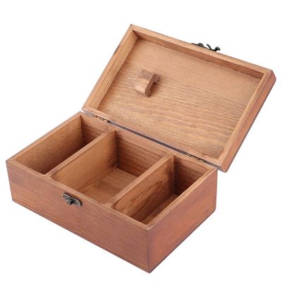 Sewing Box,Sewing Kit Set,Wooden Sewing Kit Box,Wooden Emergency Quilting Kit Beginners Needle Thread Storage Case Sewing Needlework Case Sewing Tools Holder (Needle and thread tools not included)