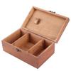 Sewing Box,Sewing Kit Set,Wooden Sewing Kit Box,Wooden Emergency Quilting Kit Beginners Needle Thread Storage Case Sewing Needlework Case Sewing Tools Holder (Needle and thread tools not included) view 1