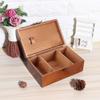 Sewing Box,Sewing Kit Set,Wooden Sewing Kit Box,Wooden Emergency Quilting Kit Beginners Needle Thread Storage Case Sewing Needlework Case Sewing Tools Holder (Needle and thread tools not included) view 4