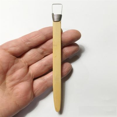 Morezmore M00575 1pc Clay Scraper Rake G10-A 11mm Pottery Sculpting Modeling Tool with Teeth QC1