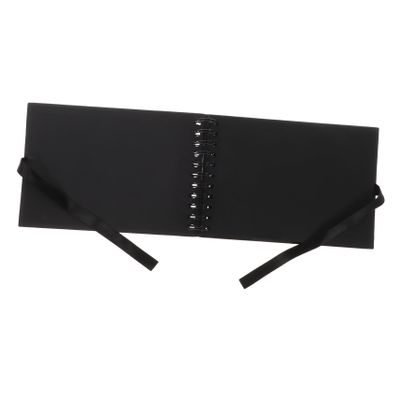 CORHAD A4 Handmade Photo Album Scrapbook with Silk Ribbon Memory Guestbook for Anniversary Valentine's Day Mother's Day