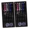 CORHAD 2sets Portable Sewing Kit Travel Sewing Kit Thread Embroidery Needles Needle Threader DIY Supplies Compact view 1