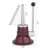 Wzmzjy Mandrel for Ring Size Adjustment, Tool for Jewelry Repair and Expansion, Brown view 2