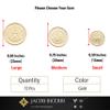 Gold Metal Shank Buttons - 12 Pcs - 3 Size Options - Twin Lion of Kingdom Round Metal Shank Buttons for Men Women Blazer Coat Uniform Shirt Suit and Jacket Sewing Craft DIY N4603 view 3