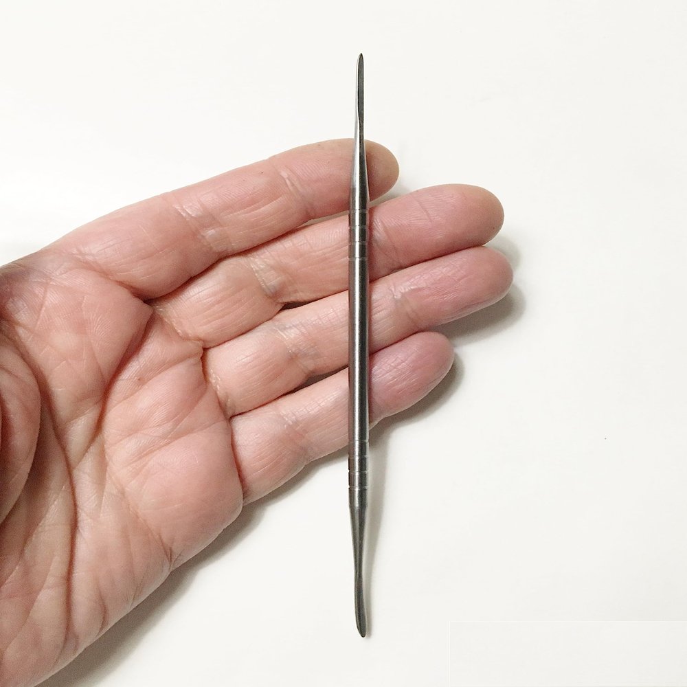Morezmore M00120 1pc Clay Tool Miniature Spatula Sculpting Detail Mini Micro QC1