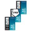 Grumbacher 7" x 10" Mixed Media Paper Pad with in & Out Pages, 160 GSM, Side Wire Bound, 50 White Sheets/Pad, 3-Pack view 1