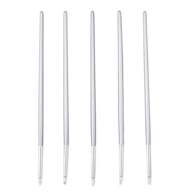 kobeIeen Painting Carving Brush 5 Styles Soft Clay Resin Smearing Sticks Epoxy Resin Coloring Daubed Silicone Pens Color Shaper Sculpting Painting Tools