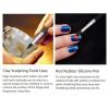 kobeIeen Painting Carving Brush 5 Styles Soft Clay Resin Smearing Sticks Epoxy Resin Coloring Daubed Silicone Pens Color Shaper Sculpting Painting Tools view 3