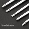 kobeIeen Painting Carving Brush 5 Styles Soft Clay Resin Smearing Sticks Epoxy Resin Coloring Daubed Silicone Pens Color Shaper Sculpting Painting Tools view 4