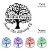 Customized Book Embosser Tree of Life Color Stamp with Your Name or Design Personalized Library Embosser Stamp Custom Books Business Cards Paper Documents Notebooks etc. (Tree of Life-01) view 2