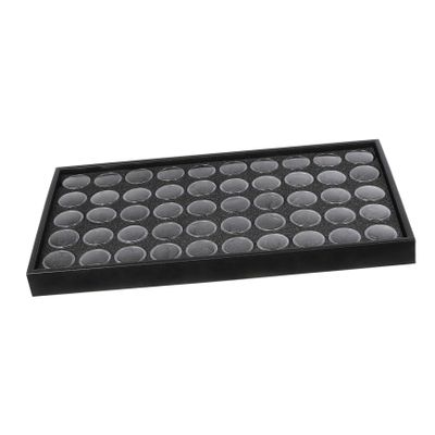 Didiseaon 50grids Nail Gems Organizer Box Multi-purpose Storage for Rhinestones and Nail Art Supplies Durable Lightweight and Compact Display Case for Jewelry and Accessories