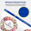 Avery Printable Round Cards, Sure Feed Technology, 3" Diameter, Glossy White Cardstock, Print-To-The-Edge, Laser/Inkjet Printable, 150 Total, Great for Business Messaging view 4