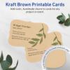 Avery Printable Rectangle Cards with Scalloped Edges, 3.5" x 5", Glossy White Cardstock, Laser/Inkjet, 200 Total, Great for Postcards, Thank You Cards, and More view 2