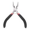 HARFINGTON Long Nose Pliers 4.5" Mini Jewelry Pliers with Cutter Thin Precision Jewelry Flat Jaws for Beading Tool Hobby Craft view 1