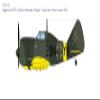 Italeri 1472 1:72 Reggiane Re.2002 Ariete Model Building Kit, Standing Model Building, Crafts, Hobby, Gluing, Plastic Kit, Detailed Tank Kit, Military, Multi-Coloured view 3