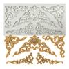 Baroque Curlicues,Style C,Scroll Lace Border,Relief Flower Lace Filigree Sculpted Decoration Fondant,Sugar Craft,Cake Decorating,Molds, Epoxy Resin Silicone,Baking DIY,Polymer Clay view 1