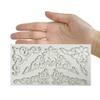 Baroque Curlicues,Style C,Scroll Lace Border,Relief Flower Lace Filigree Sculpted Decoration Fondant,Sugar Craft,Cake Decorating,Molds, Epoxy Resin Silicone,Baking DIY,Polymer Clay view 3