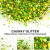 Light Green - Craft Glitter - 2oz Glitter Shaker Bright Colorful Mix Chunky Body Glitter Bulk - 24 Colors in Shaker, Cosmetic Grade Glitter - EBLB608 view 3