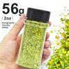 Light Green - Craft Glitter - 2oz Glitter Shaker Bright Colorful Mix Chunky Body Glitter Bulk - 24 Colors in Shaker, Cosmetic Grade Glitter - EBLB608 view 4