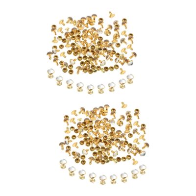 CORHAD 100pcs Turquoise Rivets for Clothing Accessories Crafting for Bags Jackets and Shoes Easy Installation Spikes for Fashion Decoration