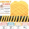 Chunky Chenille Yarn for Crocheting,Royal Blue Fluffy Velvet Plush Thick Soft Chunky Chenille Baby Blanket Yarn for Crocheting Knitting Beginners 3 * 100g(Royal Blue) view 2