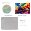 DIY Latch Hook Kit Rug for Adults Rainbow Steam Train Pre-Printed Handmade Carpet Crochet Yarn Craft Hook and Latch Door Mat Tapestry Home Floor Decor 52x38cm-7 view 3