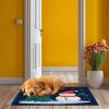 Latch Hook Rug Kit for Adults Merry Christmas Winter Snowman Pre-Printed Handmade Carpet Crochet Yarn Craft DIY Hook and Latch Door Mat Tapestry Home Floor Decoration 60x40cm(12) view 4