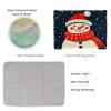 Latch Hook Rug Kit for Adults Merry Christmas Winter Snowman Pre-Printed Handmade Carpet Crochet Yarn Craft DIY Hook and Latch Door Mat Tapestry Home Floor Decoration 60x40cm(29) view 3