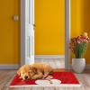 Latch Hook Rug Kit for Adults Merry Christmas Winter Snowman Pre-Printed Handmade Carpet Crochet Yarn Craft DIY Hook and Latch Door Mat Tapestry Home Floor Decoration 60x40cm(9) view 4