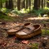 Moccasins Making Kit - Handmade Moccasins Kit - DIY Leather Moccasin Craft Project - Miscellaneous Brown or Tan Colors (Men's 10 / Women's 12 - Suede) view 3