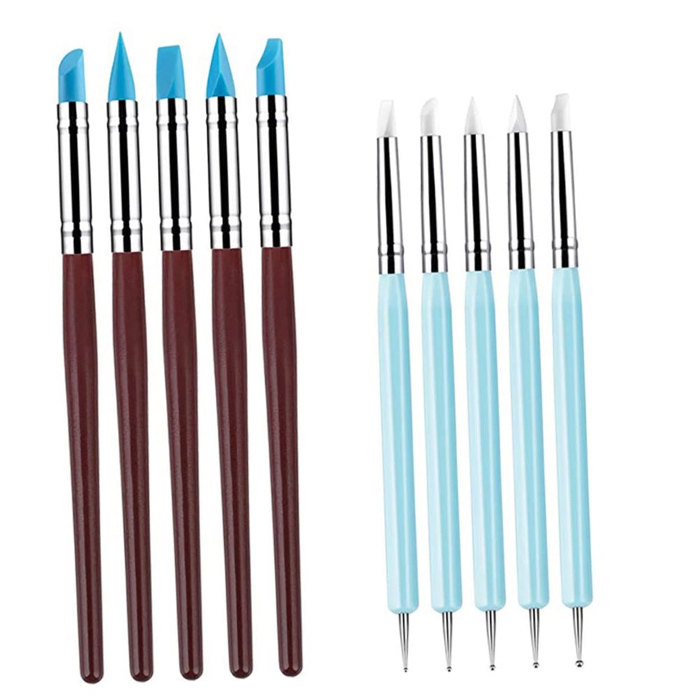 COHEALI 10pcs Clay Sculpting Tools Pottery Clay Carving Tools for DIY Sculpture Carving Pottery Shaping Pen Modeling Brush