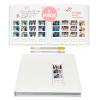 Kuword Photo Booth Scrapbook Album - 160 2x6 Photo Pockets with Writing Space, PU Leather Memory Book for Wedding, Parties, Travel, Family (White) view 1