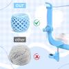 Electric Yarn Ball Winder,Yarn Winder for Crocheting,10oz Large Capacity Automatic Yarn Cake Winder Wool Spinner Roller for Crochet Lovers,Dual-Spring Strong Tension Stepless Speed Yarn Spinner view 3