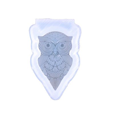 Vmohuyktx Owl Silicone Tray Mold Resin Tray Molds For Neat And Tidy Storage Of Jewelry And Sewing Supplies Serving Tray