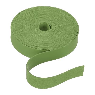 Rebower Flat Leather Cord,197 Inch 20mm Leather String PU Faux Leather Strips Strap,[for Jewelry Making DIY Craft Projects Belts Keychains Accessories]-5m/Fruit Green
