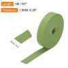 Rebower Flat Leather Cord,197 Inch 20mm Leather String PU Faux Leather Strips Strap,[for Jewelry Making DIY Craft Projects Belts Keychains Accessories]-5m/Fruit Green view 2