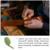 Rebower Flat Leather Cord,197 Inch 20mm Leather String PU Faux Leather Strips Strap,[for Jewelry Making DIY Craft Projects Belts Keychains Accessories]-5m/Fruit Green view 3