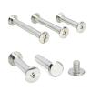 JYABSLNAJ Leather Rivets 5pcs 304 Stainless Steel Bag Belt Photo Scrapbook Album Book Post Binding Screw Screw Nail Rivet Bolt(M5 5x24mm) view 1