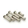 JYABSLNAJ Leather Rivets 20pcs M5 Length 4mm to 60mm Metal Nails Studs Snap Rivets for Photo Album Butt Account Book Screw(Black,M5 30mm) view 3