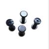 JYABSLNAJ Leather Rivets 20pcs M5 Length 4mm to 60mm Metal Nails Studs Snap Rivets for Photo Album Butt Account Book Screw(Black,M5 12mm) view 1