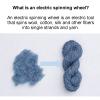 HZFAIGLL Electric Spinning Wheel, Dog Hair Wool Spinning Thread, Stepless Speed Regulation, Forward and Reverse Switching, Household Mini Yarn Winding Machine view 3