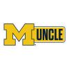 Michigan Wolverines Proud Uncle Decorative Decal Officially Licensed Collegiate Product 3-Inches Wide view 1