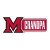 Miami University of Ohio Proud Grandpa Decorative Decal Officially Licensed Collegiate Product 4-Inches Wide view 1