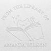 Custom Library Embosser Stamp (Insert Only) - EMB057 - Perfect for Customizing Books, Ex Libris, Personalized Journals and More. view 1