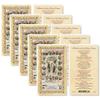 Needzo Mysteries of the Rosary Cards, Laminated Holy Prayer Set, 2.62 x 4.37 Pack of 5 view 2