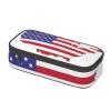 BGSHJVF Usa Flag Map Print High Capacity Pencil Case Oxford Cloth,Pencil,Pen Organizer,Multiple Compartments Stylish Design view 2
