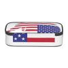 BGSHJVF Usa Flag Map Print High Capacity Pencil Case Oxford Cloth,Pencil,Pen Organizer,Multiple Compartments Stylish Design view 3