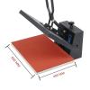 16x24 Clamshell Heat Press Machine, Automatic Mug Heat Press, T-Shirt Sublimation Heat Press Transfer Machine Digital Display, 0-300 Automatic Thermostat Large Size Industrial for Clothes Pillowcase view 3